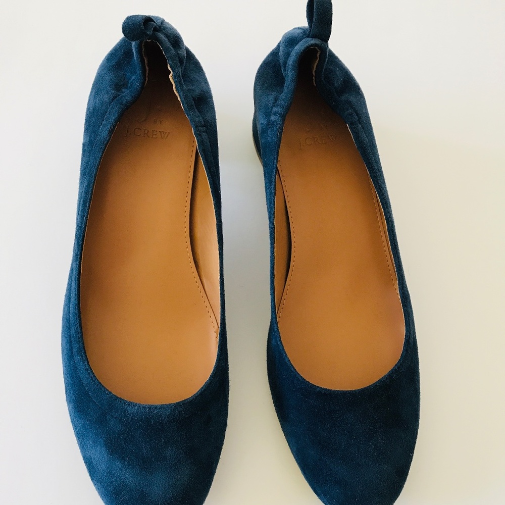 J.Crew Heeled Flats Pumps- Like NEW! - Picture 4 of 7